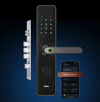 SMART DOOR LOCK ULTRA BLACK